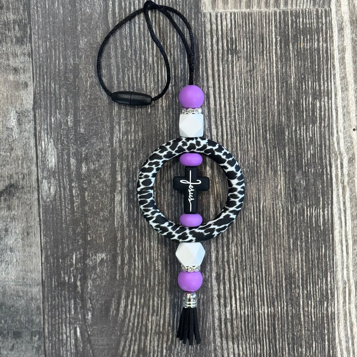 Black and Purple Car Charm