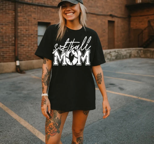 Softball Mama Tee Shirt