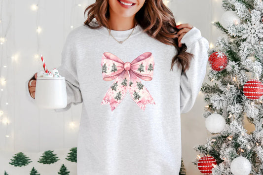 Pink Christmas Bow