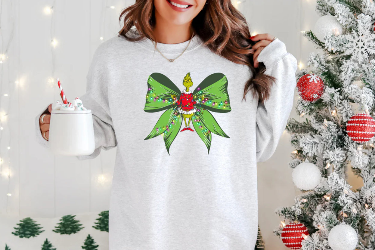 Grinch Bow