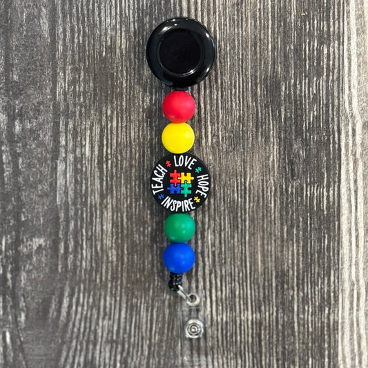 Autism Awareness Badge Reel