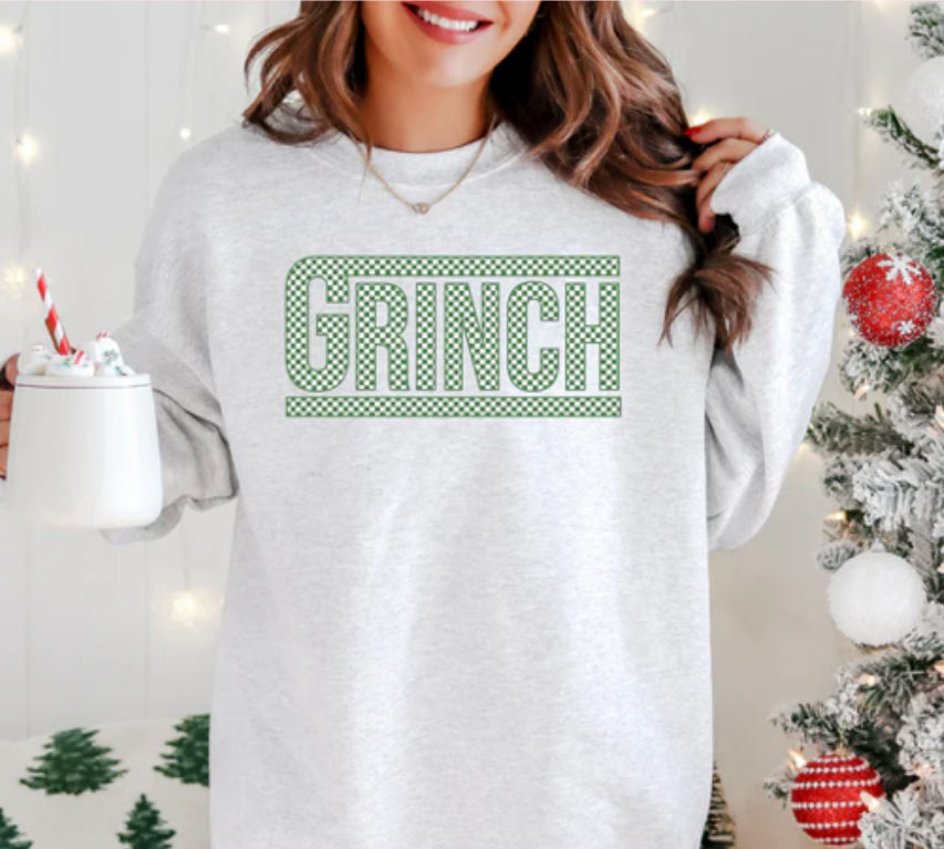 Grinch Checkered