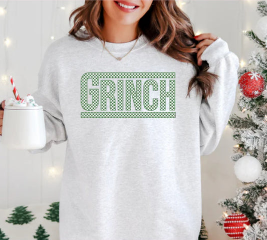 Grinch Checkered