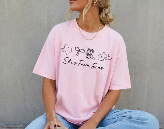 She’s From Texas Tee Shirt