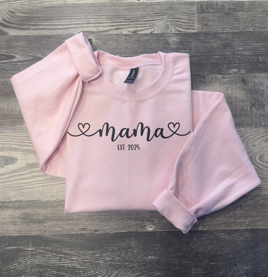 Cursive Mama Sweater