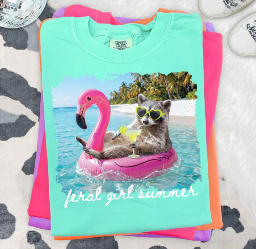 Feral Girl Summer Tee Shirt