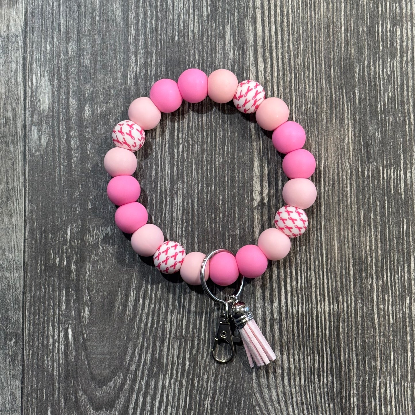 Breast Cancer Awareness Wristlet