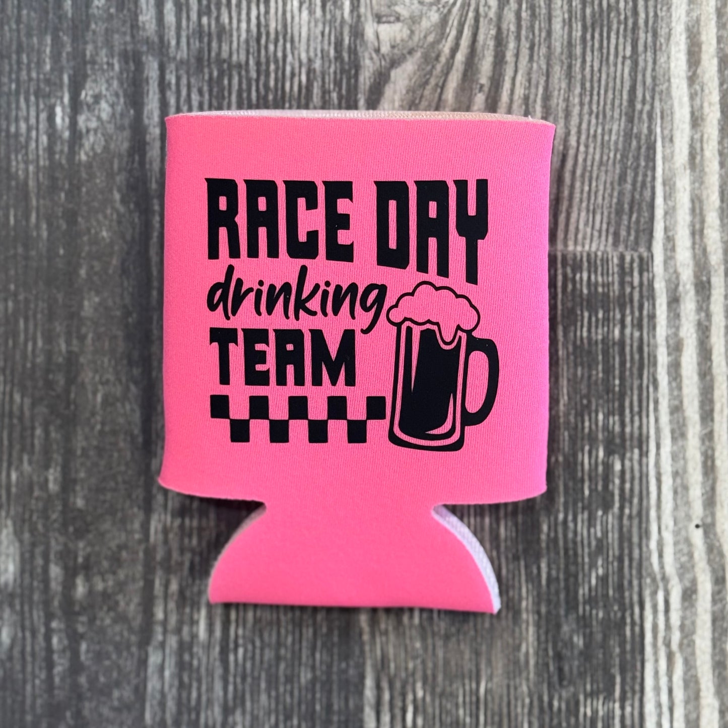 Race Day Drinking Team Koozie