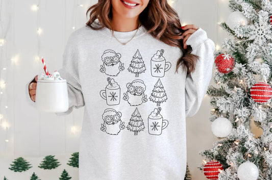 Santa, Trees, and Hot Coco