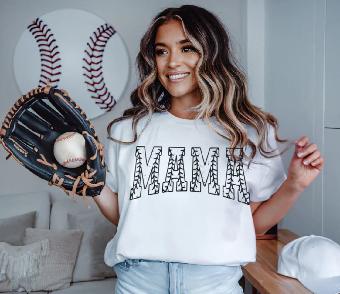 Baseball Mama Tee Shirt