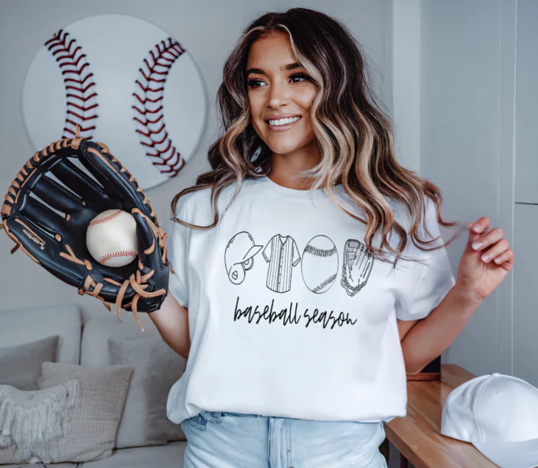Baseball Season Tee Shirt